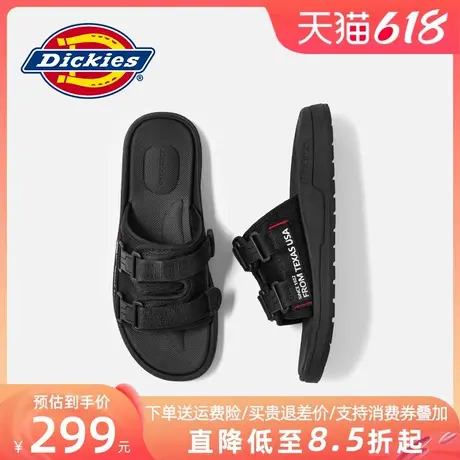 Dickies拖鞋男夏季外穿一字拖鞋防滑沙滩鞋室外轻便休闲凉拖鞋潮图片