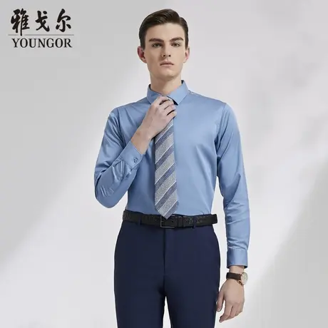 雅戈尔奥莱 CEO系列男装秋季衬易打理百搭长袖衬衫男商品大图