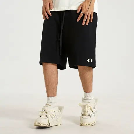 Nuthink重磅370g美式高街潮流短裤男潮牌ins宽松国潮运动卫裤夏季商品大图