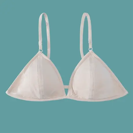 无钢圈下围无松紧孕妇文胸夏三角杯无束缚哺乳内衣薄商品大图