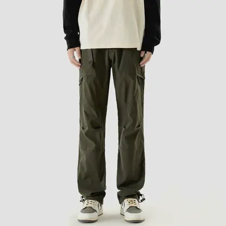 登山冲锋裤男夏季美式工装裤潮牌直筒cleanfit伞兵休闲长裤子秋季商品大图