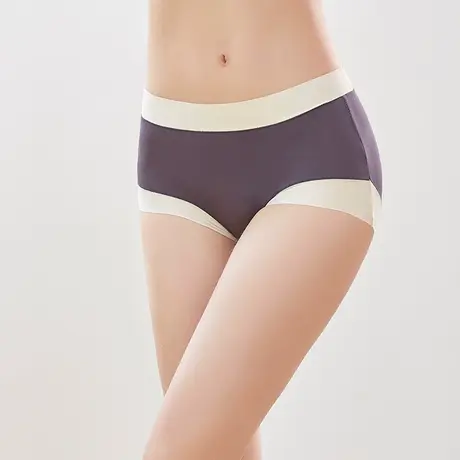 无痕内裤女中腰夏季薄款冰丝透气女士短裤不卷边提臀底裤三角裤图片