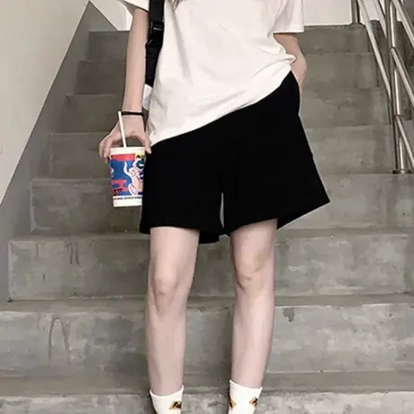 KV真维斯户外运动短裤女2025新款今年流行爆款夏季宽松透气阔腿裤商品大图