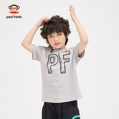 大嘴猴童装男童短袖t恤2023年夏季新品半袖中大儿童纯棉上衣体恤商品大图