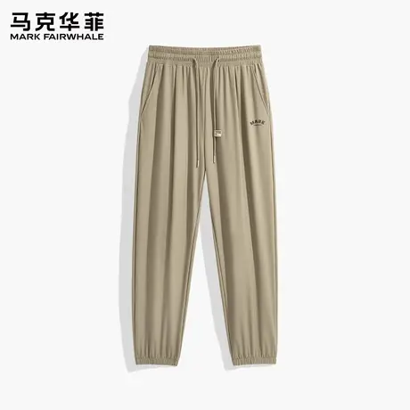 【冰丝速干】马克华菲裤子男款2025新款宽松透气束脚裤男士休闲裤图片