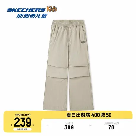 Skechers斯凯奇2025年新款成人宽大梭织长裤休闲服装图片