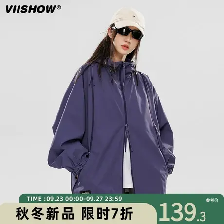 VIISHOW美式山系春秋款户外登山机能风冲锋夹克男防水潮牌夹克外商品大图