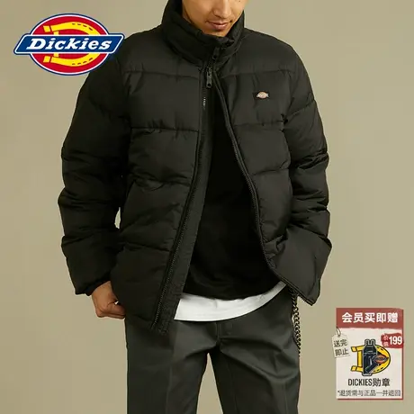 Dickies23新品秋冬新款工装小Logo棉服拉链保暖外套图片