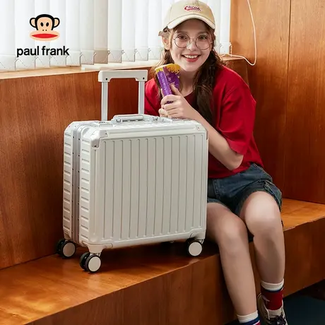 大嘴猴行李箱女铝框小型登机箱18寸皮箱子拉杆箱轻便男密码旅行箱商品大图
