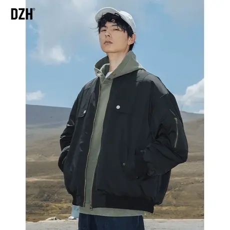 男士飞行员夹克棉服男美式棒球服冬季外套男款加厚棉衣2024年新款商品大图