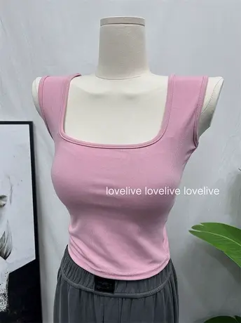 【店主自留】版型好！前后两穿显瘦方领宽肩带遮副乳吊带背心女IN图片