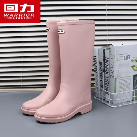 回力雨鞋女款冬季高筒水靴成人水鞋外穿厨房防水中筒胶鞋户外雨靴图片