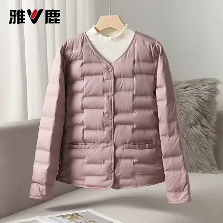 yaloo/雅鹿加绒羽绒内胆羽绒服女款2025秋冬修身保暖内外可穿图片