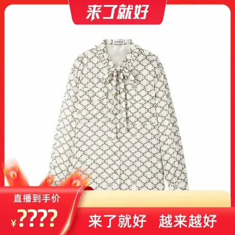 【来了就好】太平鸟系带老花衬衫A1CAE1401商品大图