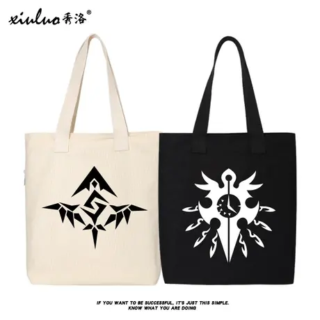 秀洛东方project动漫周边补课书包单肩斜挎手提袋帆布包包女大包商品大图