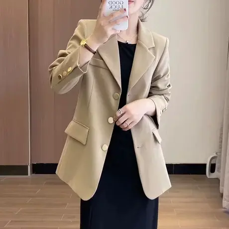 清仓高级感小西装外套女2023新款春秋今年流行小个子秋装西服气质图片