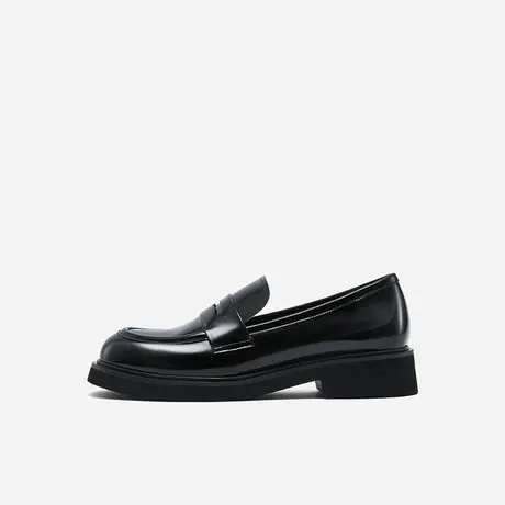 Nine West/玖熙2023年秋季新款乐福鞋女厚底休闲学院风单鞋女通勤商品大图