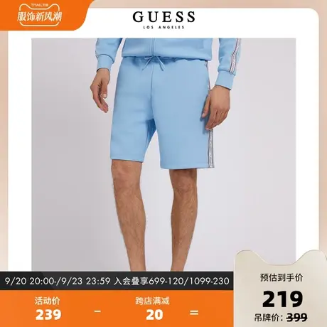 GUESS 男士ins潮港风休闲五分裤-Z2GD00KB0商品大图