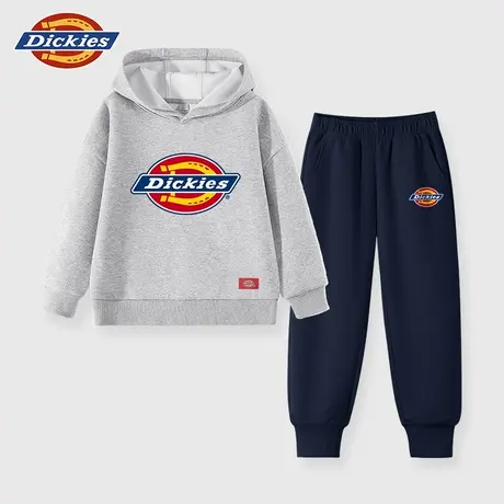 Dickies童装男童卫衣套装2025新款连帽上衣儿童秋装薄款运动服潮A商品大图