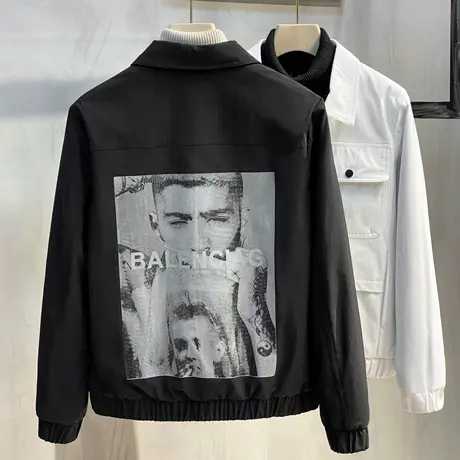 外套男款秋装2020秋季新款韩版潮流休闲帅气百搭上衣翻领男士夹克图片