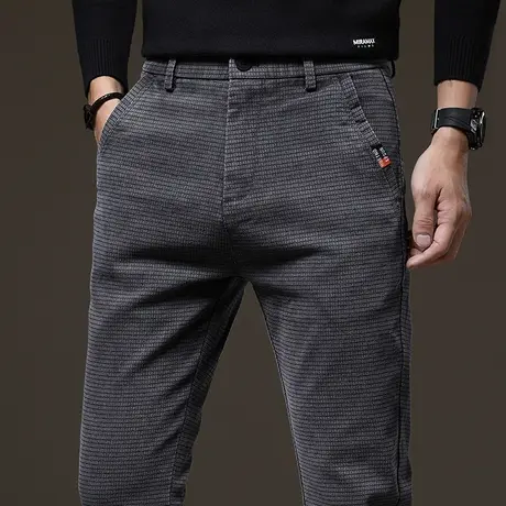 秋冬款西装西裤男士休闲长裤修身小脚春季小直筒男裤子冬季春秋款商品大图