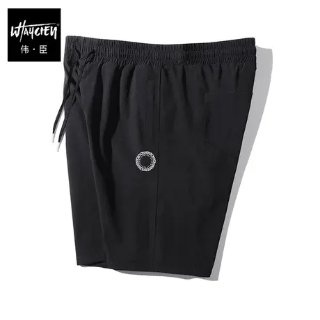 伟臣潮牌大码男装夏季薄款男士休闲短裤胖子加肥加大宽松冰丝裤子商品大图