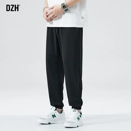 男士运动裤男美式冰丝速干裤男款2024年春夏新款裤子休闲裤束脚裤商品大图