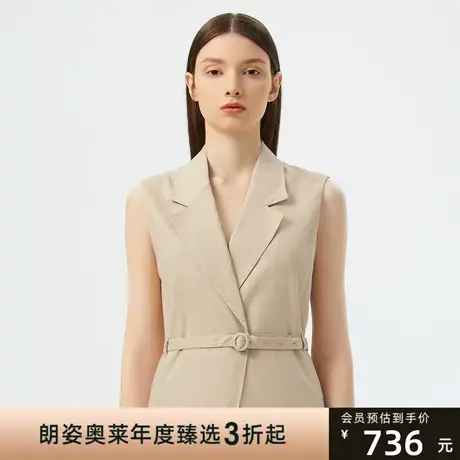 朗姿摩登休闲西装马甲高级感夏季新款小众设计感马夹女商场同款图片