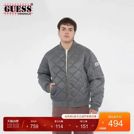 GUESSOriginals男士纯色时尚通勤多口袋夹克商品大图