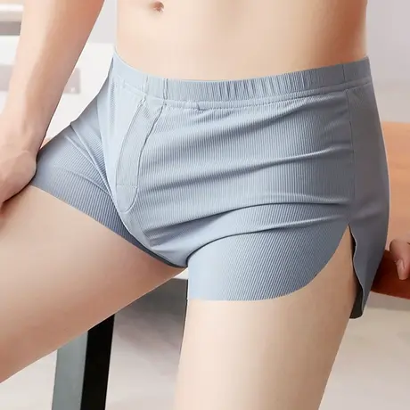 2025款冰丝男士阿罗裤男款内裤男生无痕裸感四角裤夏季透气短裤头商品大图