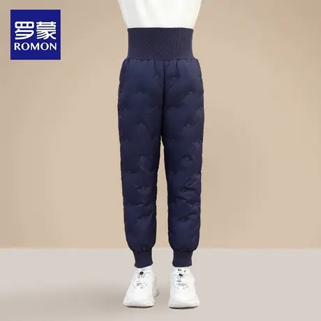 罗蒙儿童羽绒裤内胆男童女童秋冬季加厚保暖裤子内穿校服神器棉裤商品大图