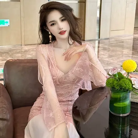 百搭微透防晒衣女款2023新款小众设计感镂空长袖开衫披肩短外套夏图片