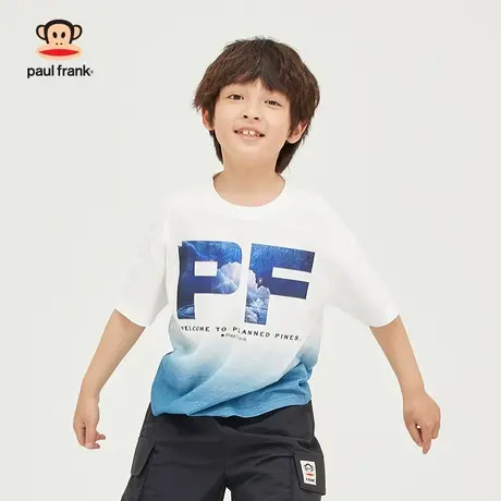 大嘴猴童装男童短袖t恤2023年夏季新品半袖中大儿童纯棉上衣体恤商品大图