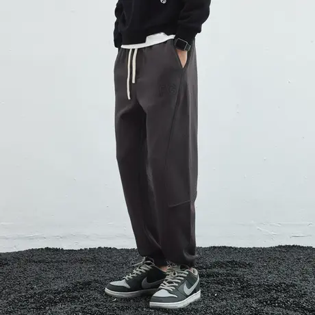 秋季韩版运动裤子男士宽松哈伦男裤潮春秋休闲裤男束脚基础款卫裤商品大图