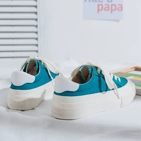 帆布鞋女ulzzang韩版百搭2021年新款夏季板鞋ins潮小众设计感鞋子商品大图