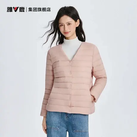 雅鹿轻薄羽绒内胆女冬季短款内搭2025新款圆领羽绒服贴身内胆冬装商品大图
