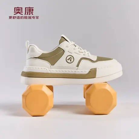 奥康 男鞋2025秋季新款日常百搭板鞋轻便柔软舒适休闲鞋门店发货图片