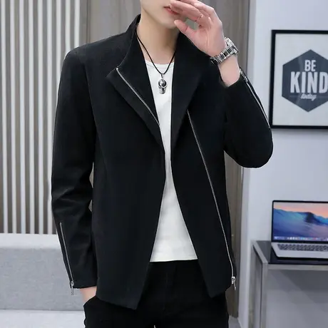 风衣男士短款ins英伦上衣帅气薄款夹克2023新款春季韩版潮牌外套商品大图