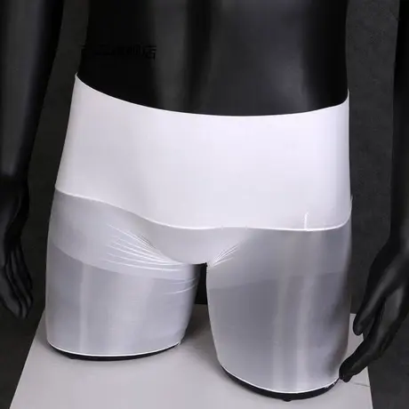 女士平角内裤油光性感诱惑男士超薄丝滑无痕全透明情趣丝袜内裤商品大图