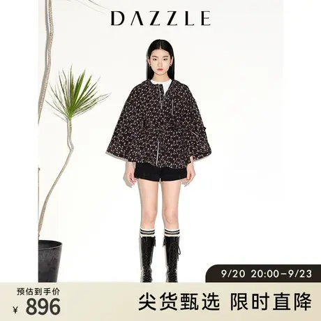 DAZZLE迪士尼米奇系列 地素奥莱春运动休闲夹克外套女2E1F4186A图片
