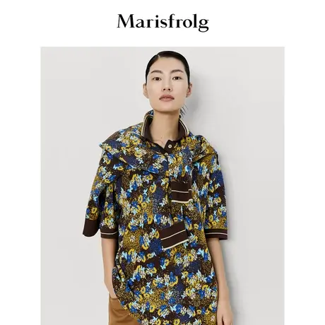 【艺术花稿系列】玛丝菲尔针织23春装新款女毛针织开衫毛衣女图片