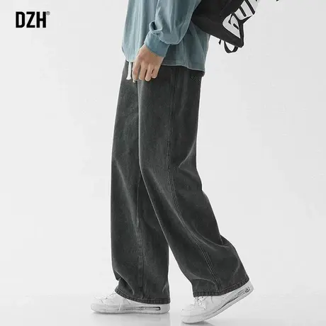 男生休闲牛仔裤男春季弯刀裤潮裤子运动裤长裤直筒裤男裤2025新款商品大图