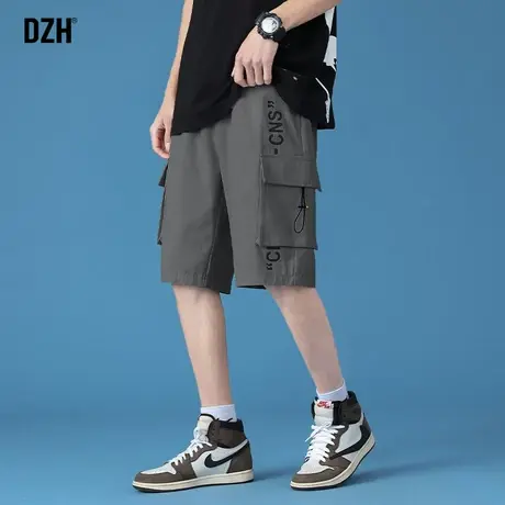 男士休闲短裤男夏季外穿大裤衩潮牌宽松五分工装裤潮流运动中裤商品大图
