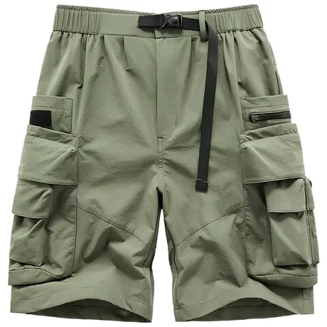 VIP机能短裤男夏季薄款工装多口袋五分裤宽松速干运动休闲中裤潮商品大图