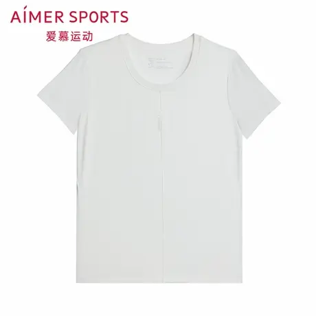 爱慕运动晨风运动装女夏季休闲圆领短袖T恤上衣AS143T21商品大图