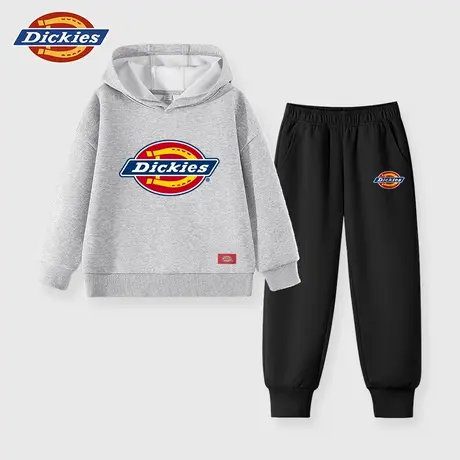Dickies童装男童套装春秋款儿童早秋连帽卫衣女孩秋季潮牌运动服A商品大图