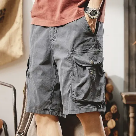 Modi Nick/摩帝尼克男士休闲短裤潮流百搭五分裤男裤夏季薄款潮流商品大图