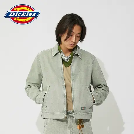 Dickies 24春夏新款复古工装水洗面料休闲夹克 男女情侣同款图片