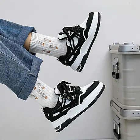 厚底小白鞋女冬季超火运动休闲板鞋女款软底百搭小个子内增高女鞋图片