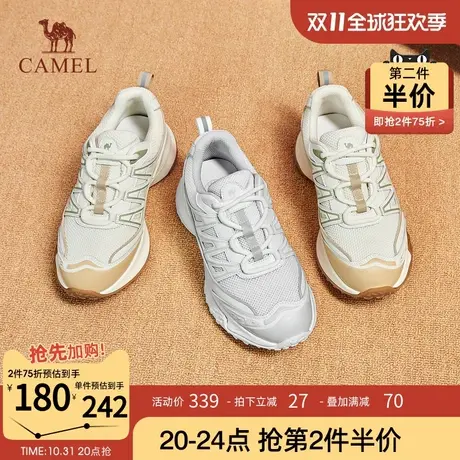 骆驼女鞋2023秋季新款时尚百搭日常老爹鞋舒适透气厚底时尚休闲鞋商品大图